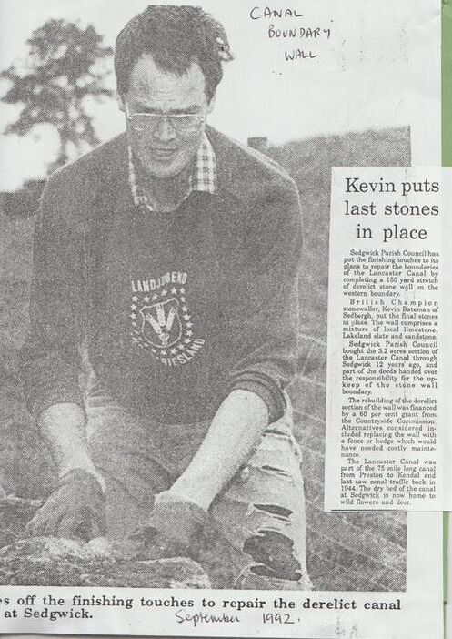 Canal Boundary Wall finishing touch