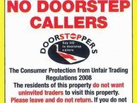 no doorstep callers
