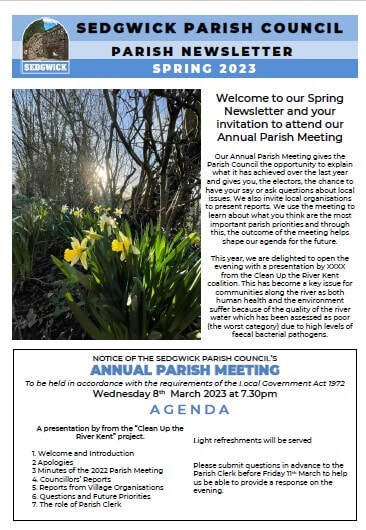 Parish Newsletter 2023 