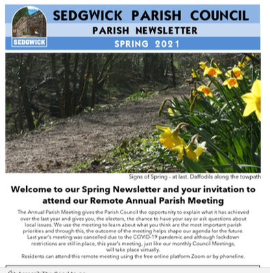 Parish Newsletter 2021 